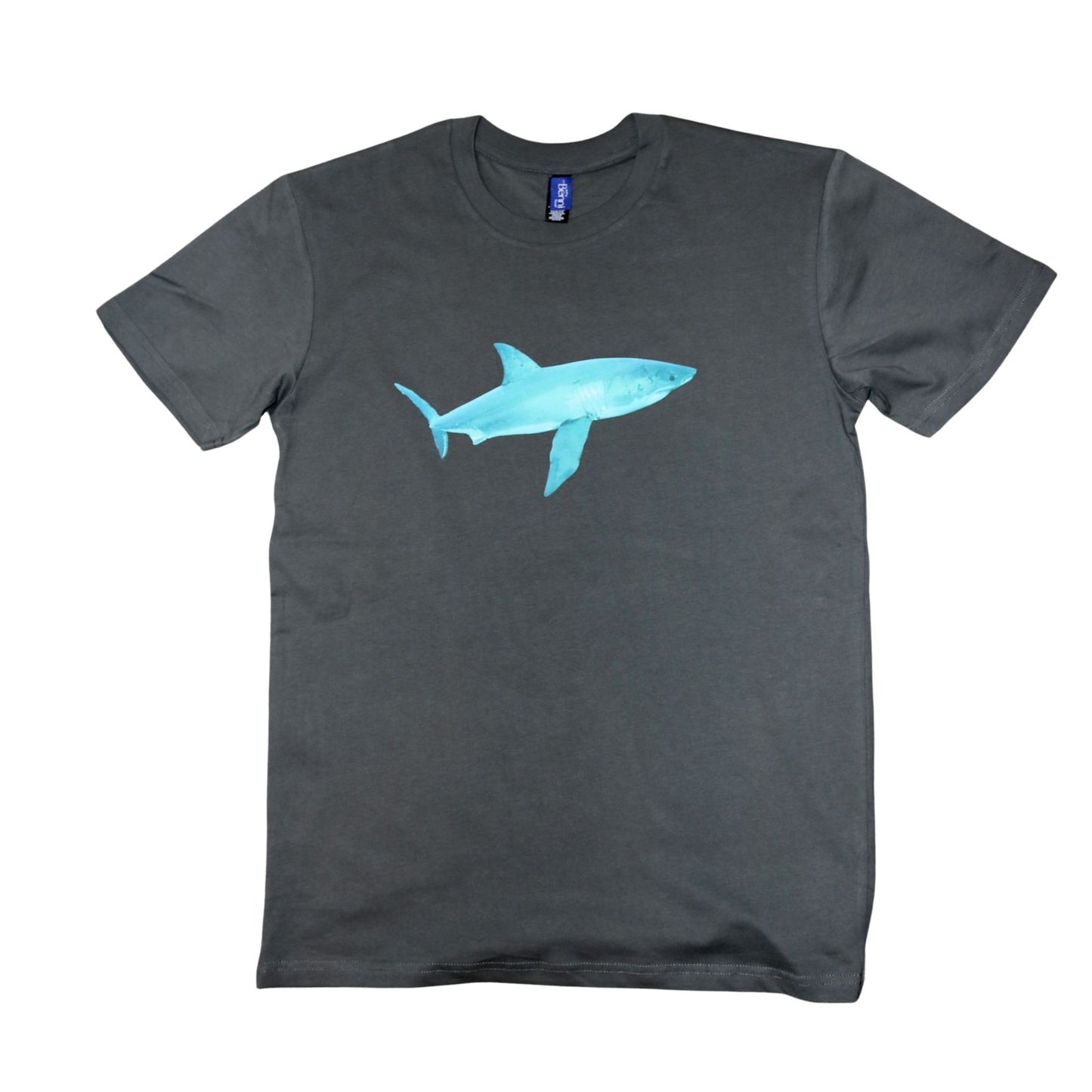 Unisex T Shirt - Shark on Charcoal