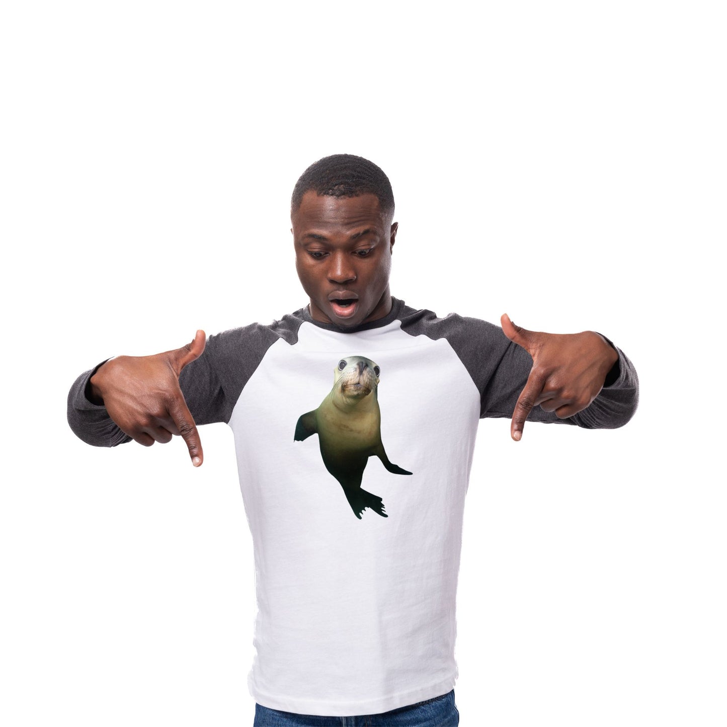 3/4 Sleeve T Shirt - Sea lion