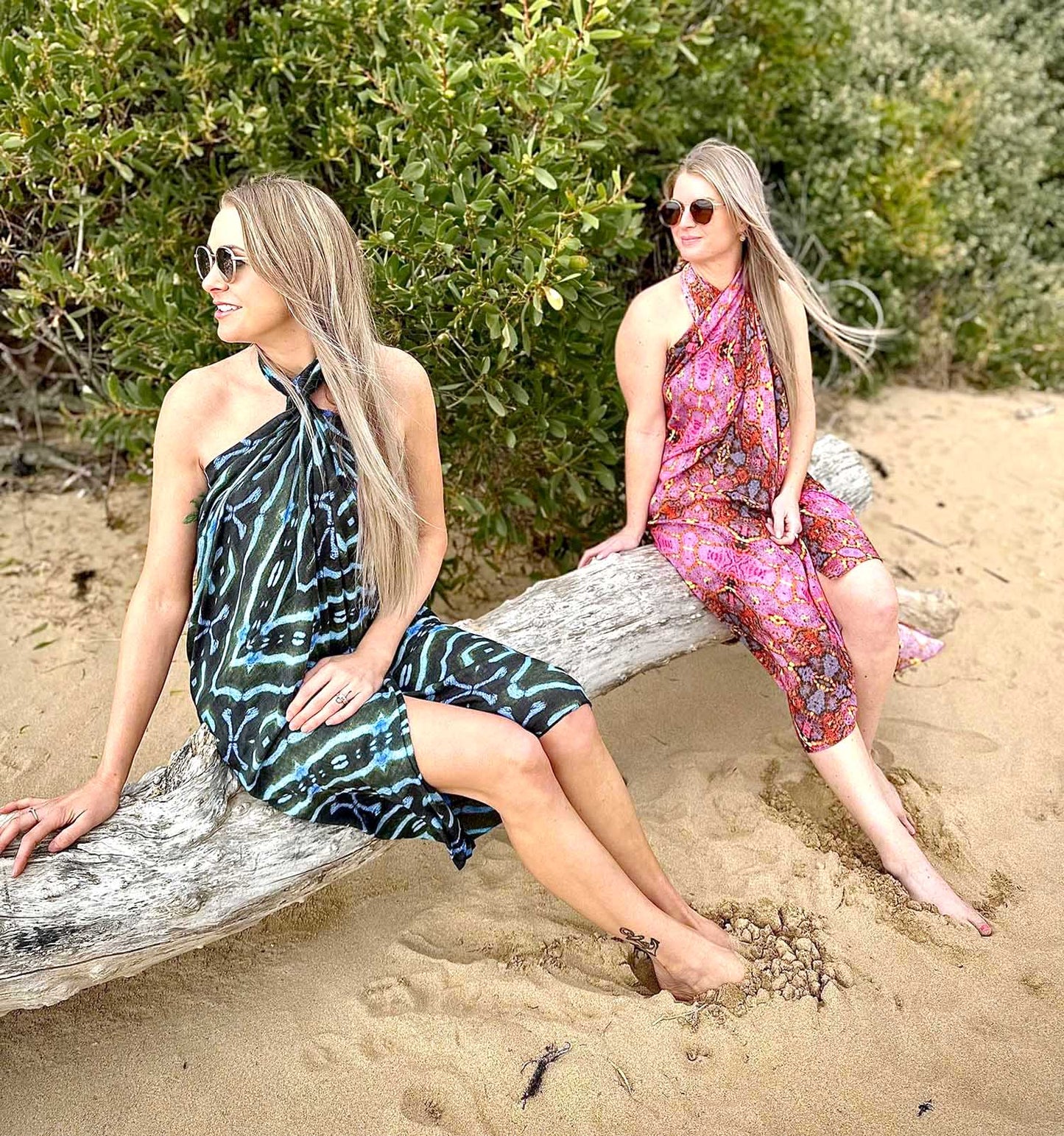 Bamboo Sarong - In the Pink - Benni Marine Designs