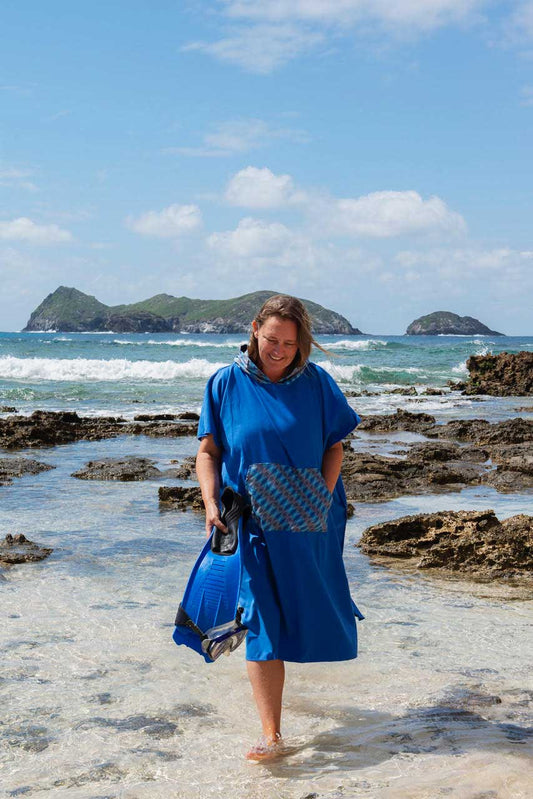 Hooded Change Towel - Tropical Delight - Benni Marine Designs