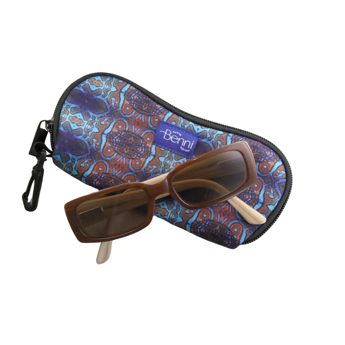 Neoprene Glasses Case (zip closure) - Benni Marine Designs