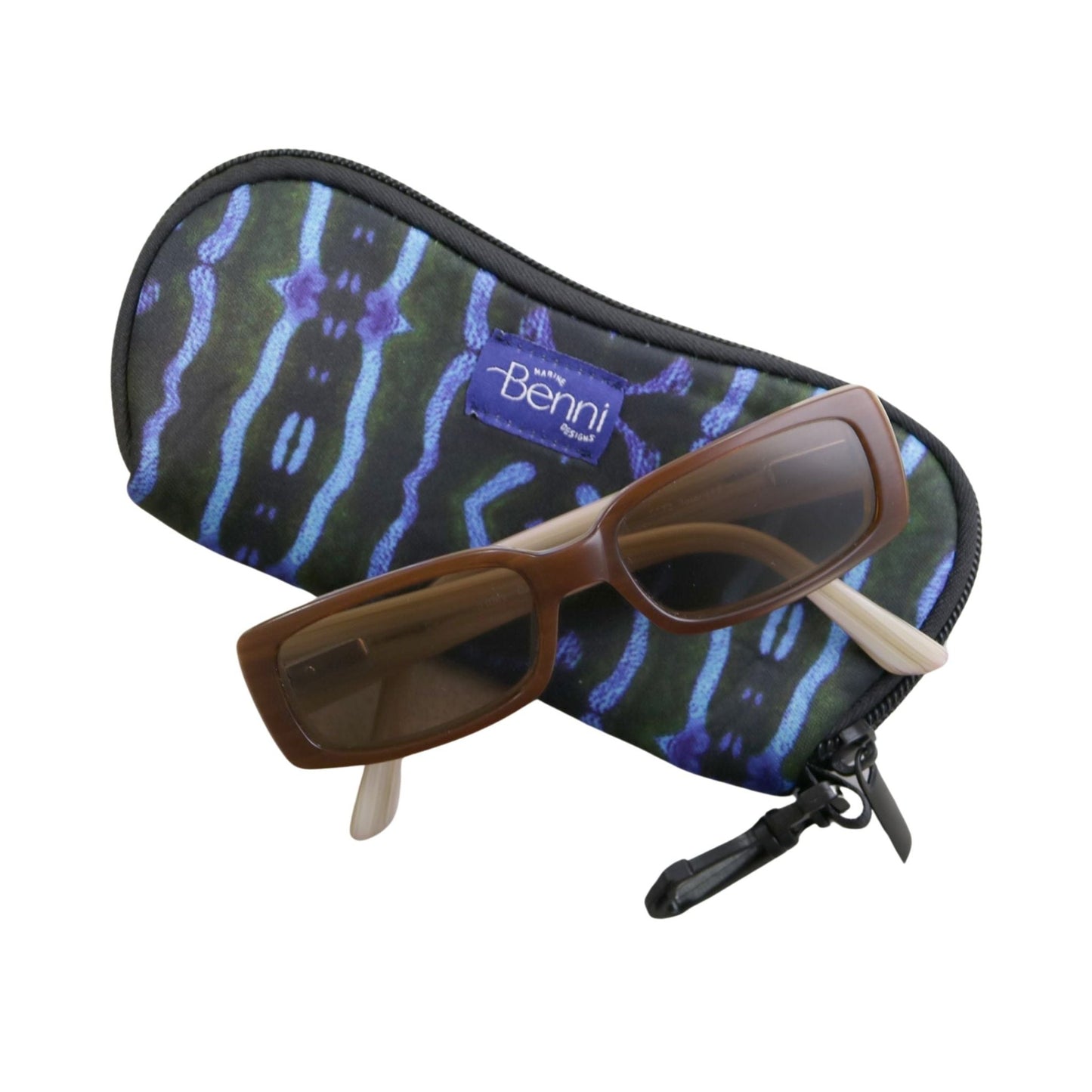 Neoprene Glasses Case (zip closure) - Benni Marine Designs