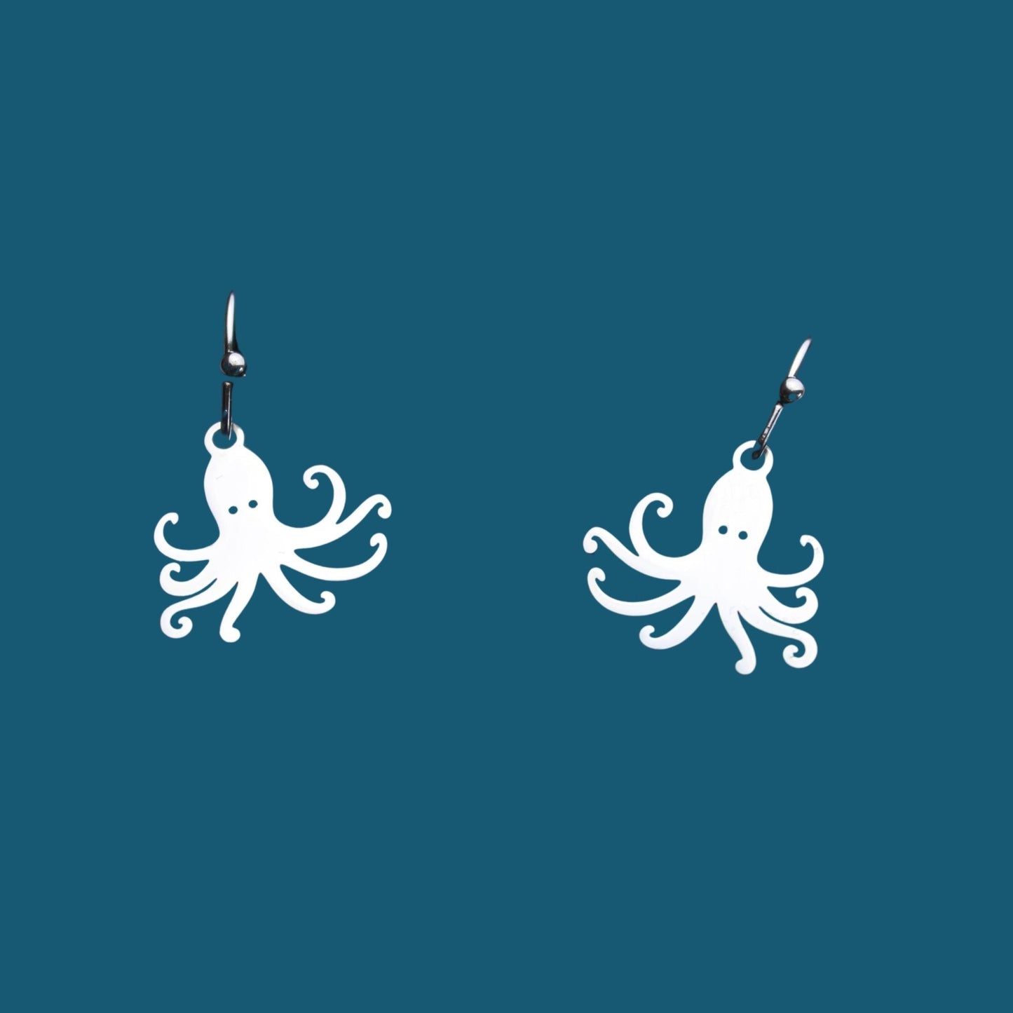 Octopus Drop Earrings - Benni Marine Designs