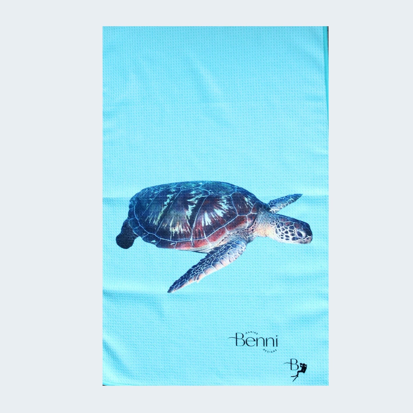 Quick Dry Towel - Ocean Life Series - 100% Recycled - Benni Marine Designs