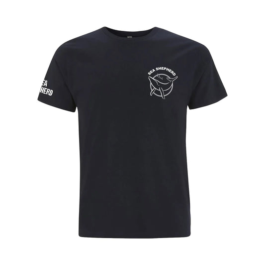 Sea Shepherd Classic Whale Navy T - Benni Marine Designs