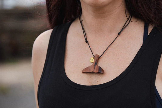 Sea Shepherd Whale Tale Necklace - Benni Marine Designs