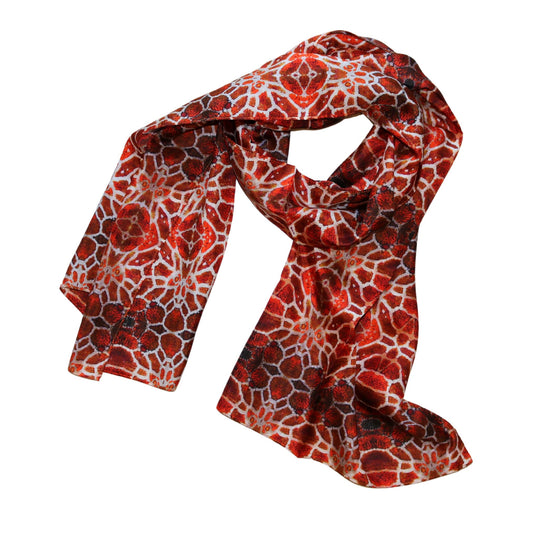 SALE - Mosaic Silk Scarf