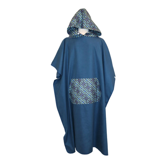 Hooded Change Towel - Blue Drama