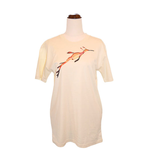 T Shirt - Weedy Seadragon on Ecru