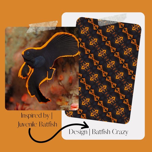 Hooded Change Towel - Batfish Crazy