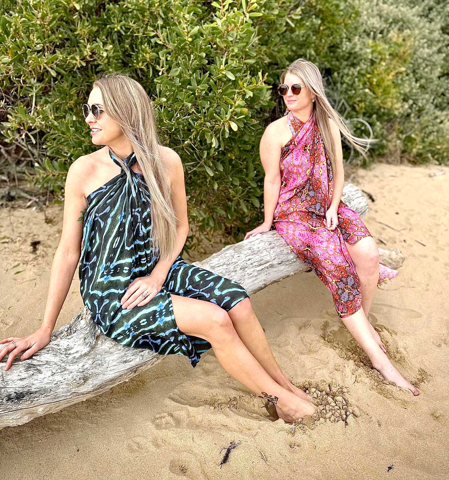 Bamboo Sarong - In the Pink - Benni Marine Designs