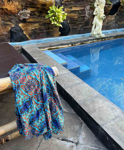 Bamboo Sarong - Tropical Delight - Benni Marine Designs