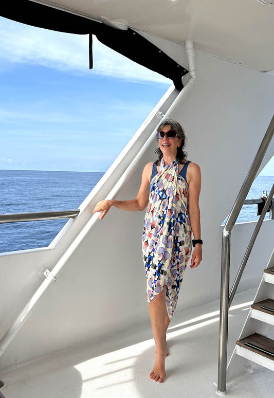 Bamboo Sarong - Whimsy - Benni Marine Designs