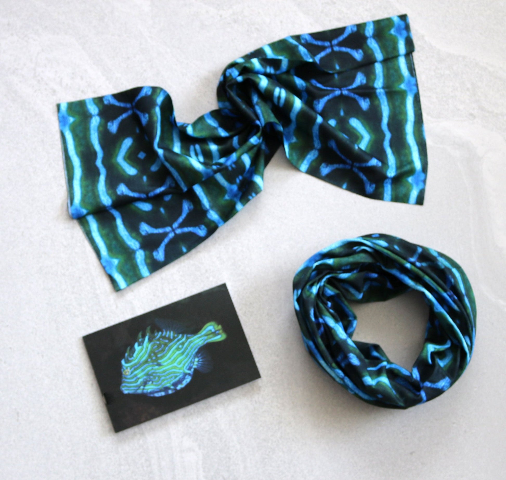 Multi - Purpose Headwear - Blue Drama - Benni Marine Designs
