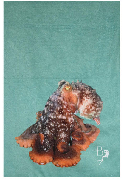 Ocean Life Terry Towel - Last Pieces - now just $10! - Benni Marine Designs