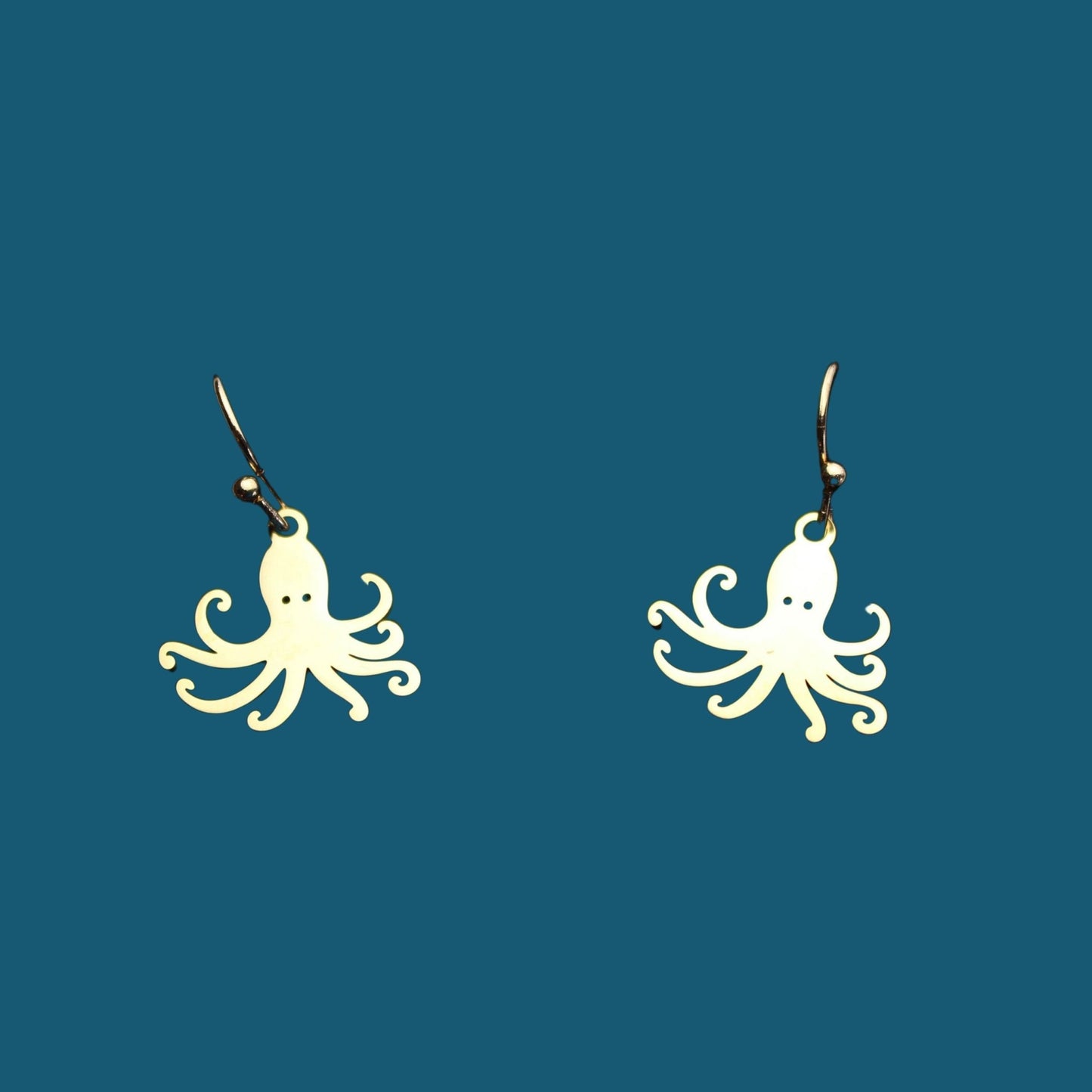 Octopus Drop Earrings - Benni Marine Designs