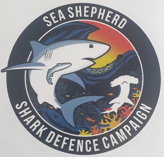 Operation Shark Defence Sticker - Benni Marine Designs