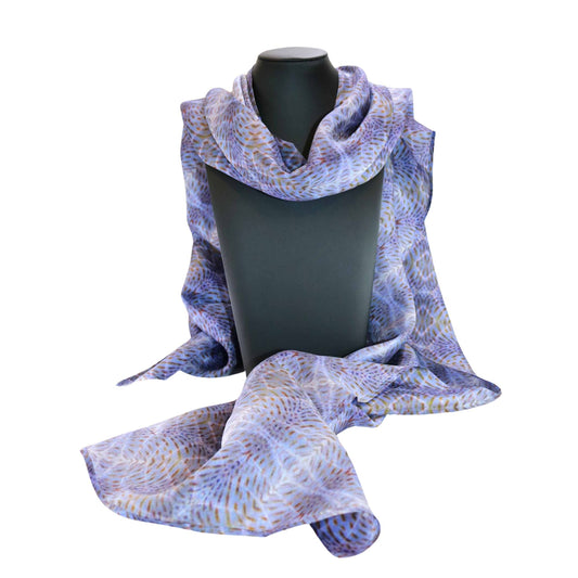 Peached Silk Scarf - Subtle Beauty - Benni Marine Designs
