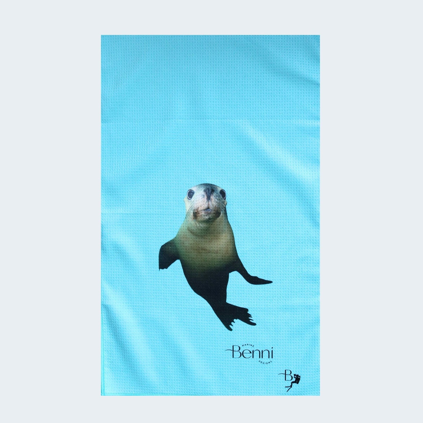 Quick Dry Towel - Ocean Life Series - 100% Recycled - Benni Marine Designs
