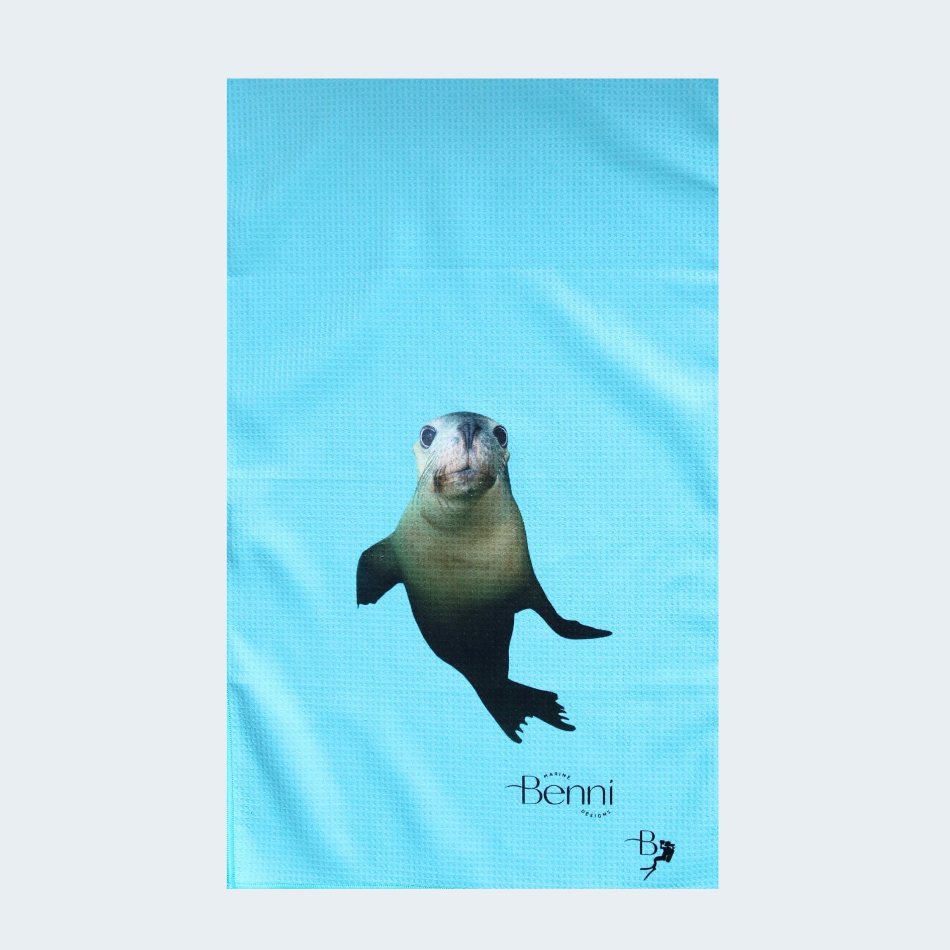 Quick Dry Towel - Ocean Life Series - 100% Recycled - Benni Marine Designs