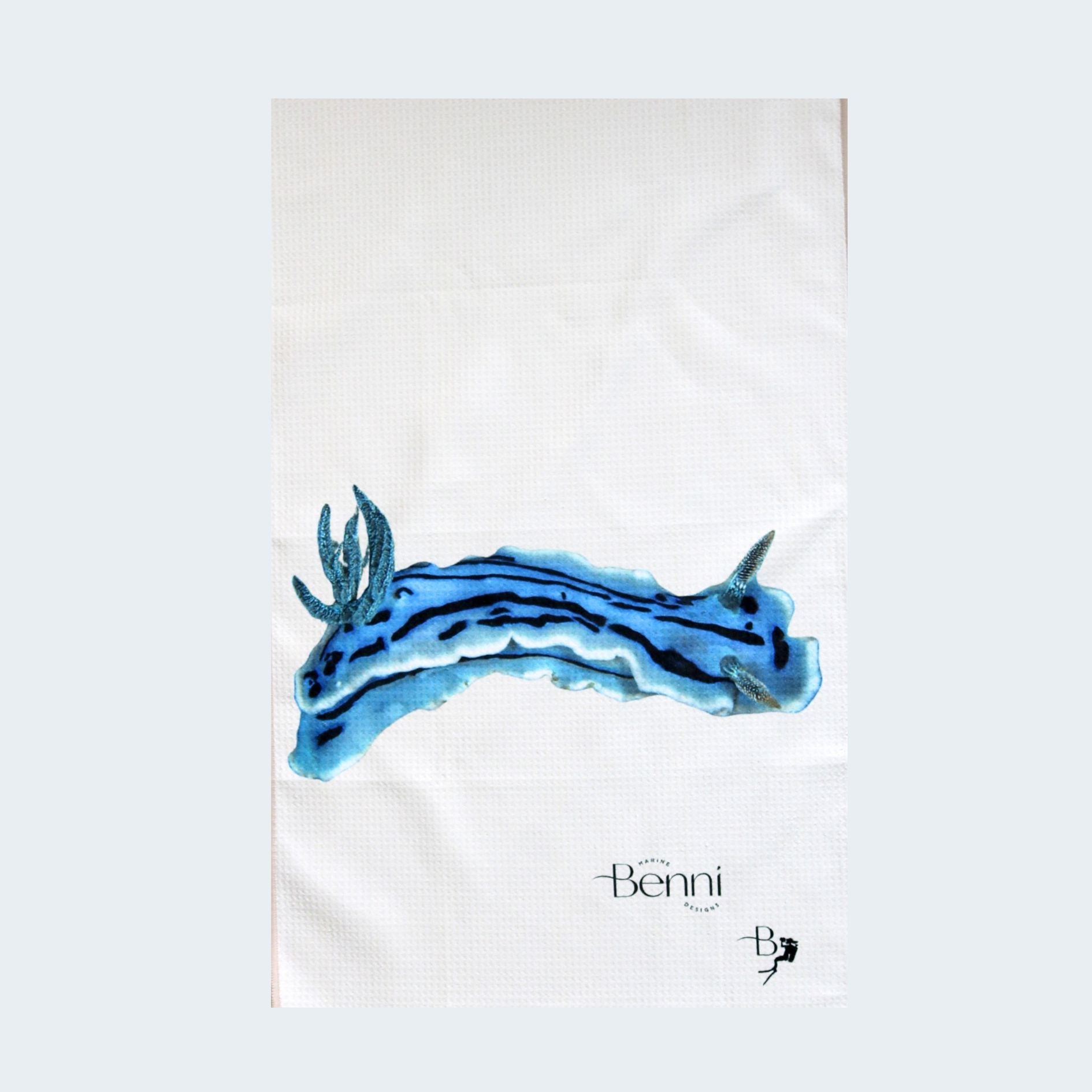 Quick Dry Towel - Ocean Life Series - 100% Recycled - Benni Marine Designs