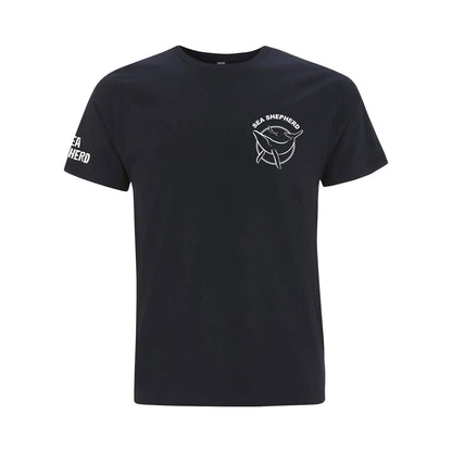 Sea Shepherd Classic Whale Navy T - Benni Marine Designs