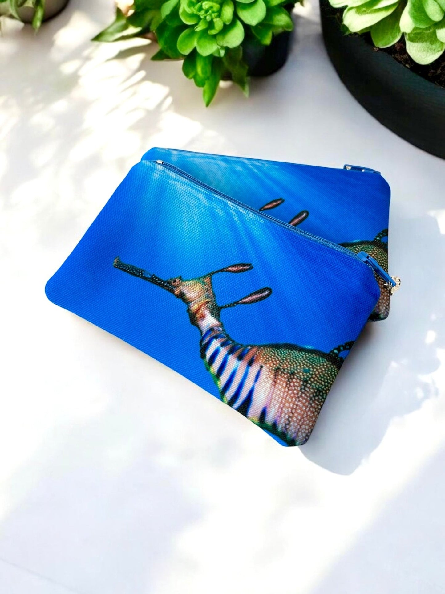 Weedy seadragon pouch - Benni Marine Designs