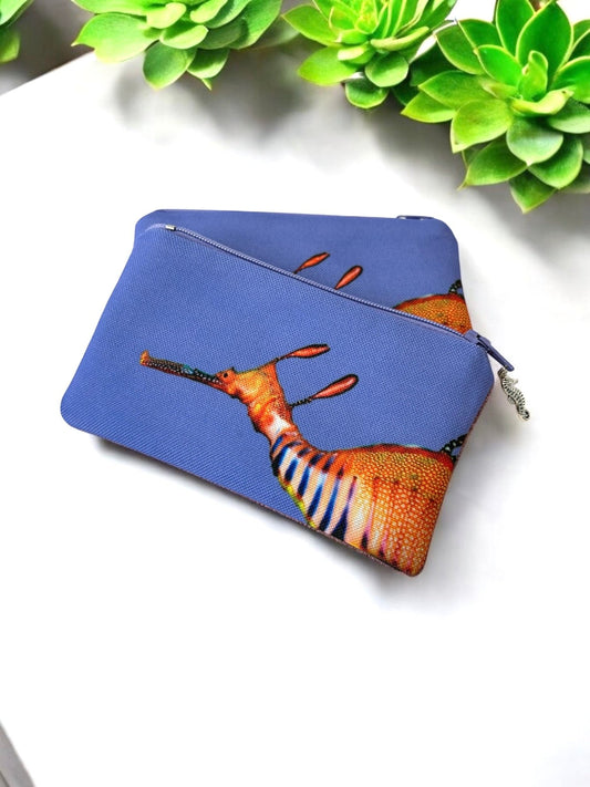 Weedy seadragon pouch - Benni Marine Designs